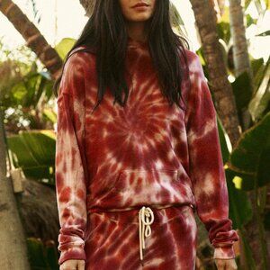 The Great. The Gym Hoodie in Jam Tie Dye